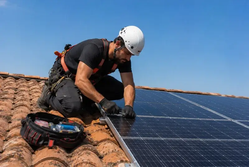 Maintenance et monitoring de panneaux solaires à Bussac-sur-Charente